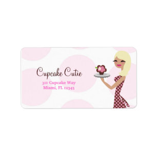 Etiqueta 311-Cupcake Cutie - rubio ondulado ligero