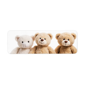 Etiqueta 3 ositos de peluche