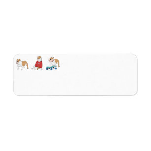 ETIQUETA 3 PERSONALIZADOS BULLDOGES