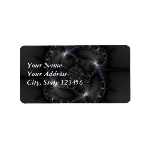 Etiqueta 50 Tonos Gris - Arte Fractal