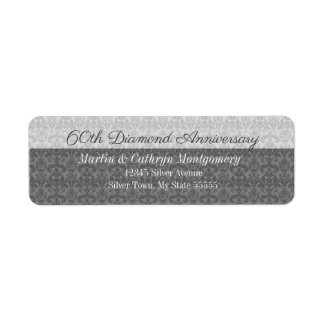 Etiqueta 60.º discurso de Damasco en aniversario de diamant