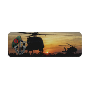 Etiqueta 7.ª fuerza especial sf green berets eglin afb