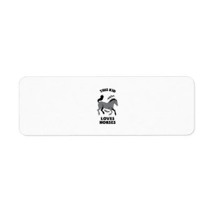 ETIQUETA A ESTE NIÑO LE ENCANTAN LOS CABALLOS