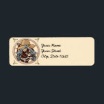 Etiqueta A West Texas Cowboy address Labels<br><div class="desc">A West Texas Cowboy address Labels,  Texas Cowboy apparel,  Cowboy t-shirts,  Cowboy gifts by ArtMuvz Illustration. Please see the new revised custom name labels to easily personalize it.</div>