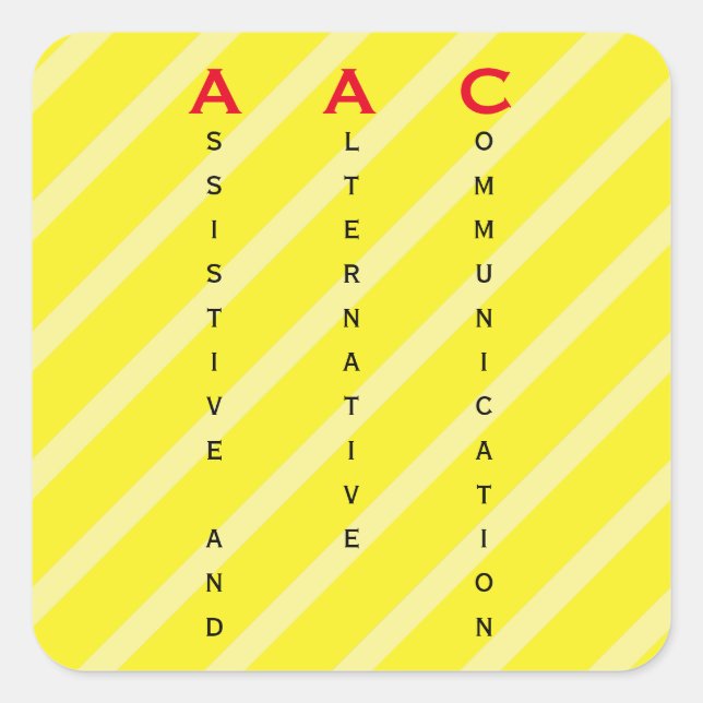 etiqueta AAC amarilla (Anverso)