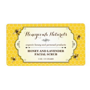 Etiqueta Abeja hecha a mano