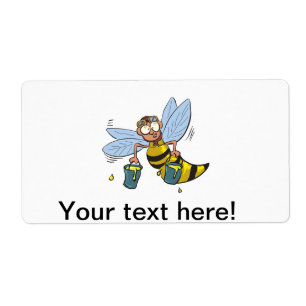 Etiqueta Abeja personalizado de miel