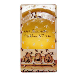 Etiqueta Abejas, OVEJAS/colmenas, productos de apicultura