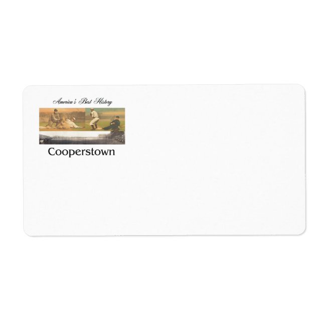 Etiqueta ABH Cooperstown (Frente)