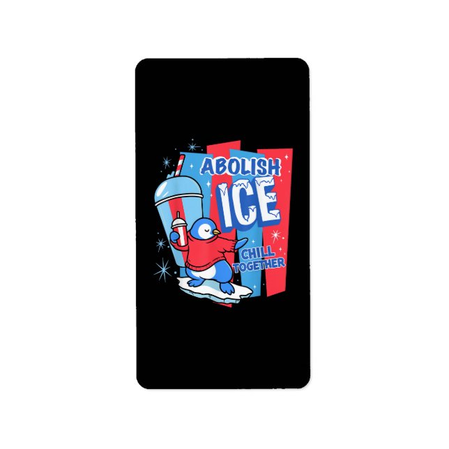 Etiqueta Abolir Hielo (Frente)