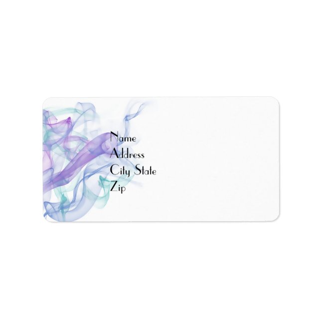 Etiqueta Abstract Purple Haze (Frente)