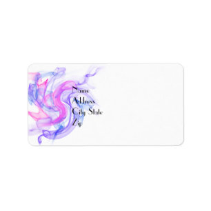 Etiqueta Abstracta el humo en el agua