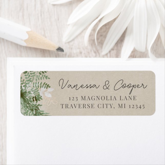 Etiqueta Abstracto Dirección de devolución floral de la sab (In situ)