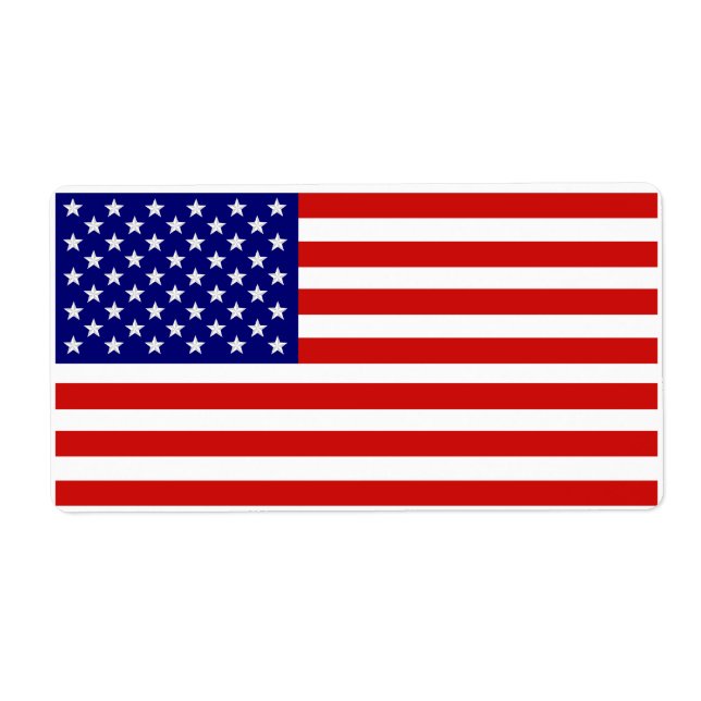 Etiqueta Accurate American Flag Label (Frente)