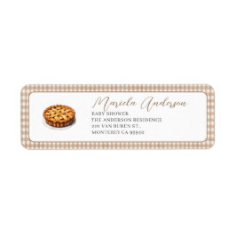 Etiqueta Acuarela Elegante pastel cortado está en camino de