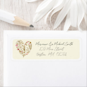 Etiqueta Acuarela Floral Cebolla En Bloom Baby Shower
