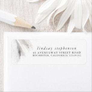 Etiqueta Acuarela Pintada Resumen Elegante Moderno