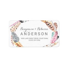 Etiqueta Acuarela separa a Boda bohemio rústico