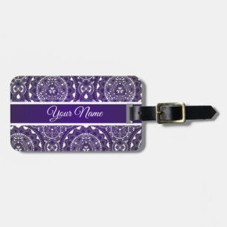 Etiqueta adaptable del equipaje de la mandala