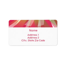 Etiqueta Address Labels - Abstract