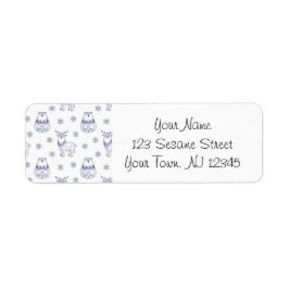 Etiqueta Address Labels with Polar Bears & Reindeers
