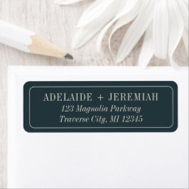 Etiqueta Adelaide | Colores curados | Dirección del boda