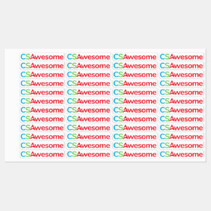 Etiqueta adhesiva cuadrada grande / impermeable