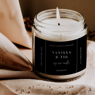 Etiqueta adhesiva de producto de vela de moda Tag 