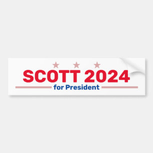 Etiqueta adhesiva del parachoques Scott 2024