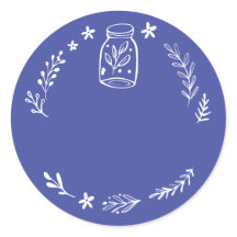 Etiqueta adhesiva en blanco para tarro / especia