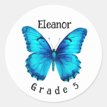 Etiqueta Adhesiva Escolar Personalizada con Nombre