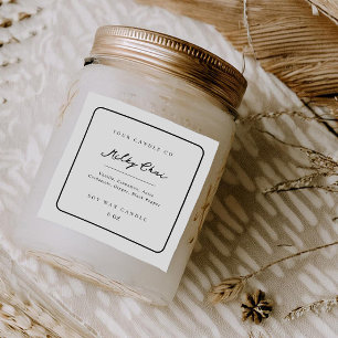Etiqueta adhesiva para velas, producto de negocio,