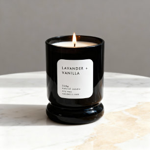 Etiqueta adhesiva personalizada para velas de lava