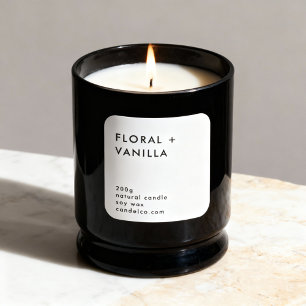 Etiqueta adhesiva personalizada para velas de vain