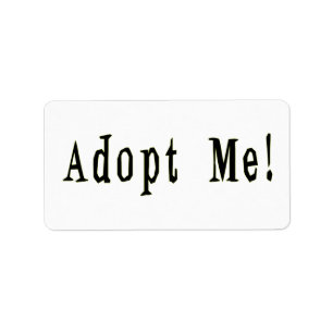 Etiqueta Adopt Me Label