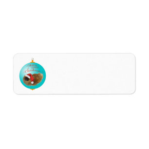 Etiqueta Adorno de Navidad de Pekín