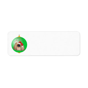 Etiqueta Adorno de Navidad de Pekinés