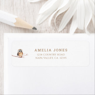 Etiqueta Adventure Awath Woodland Teddy Bear Address