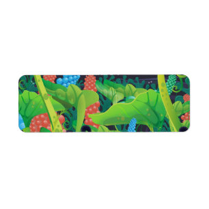 Etiqueta Afiche de viaje de Venus Adventure.