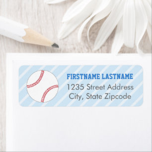 Etiqueta Aficionado del béisbol Familia de franja azul