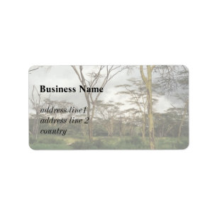 Etiqueta África y Kenia