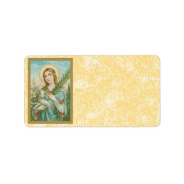 Etiqueta Agnés de Roma (MH 01)