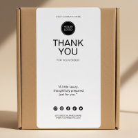 Agradecimiento personalizado | Logotipo minimalist