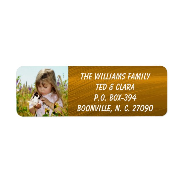 ETIQUETA AGREGAR FOTO* (Frente)