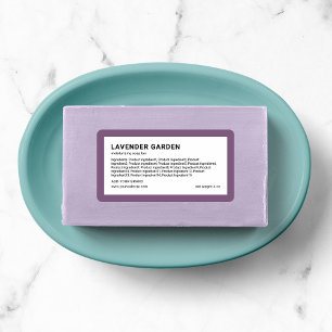 Etiqueta Agregar lista de ingredientes de color de Personal