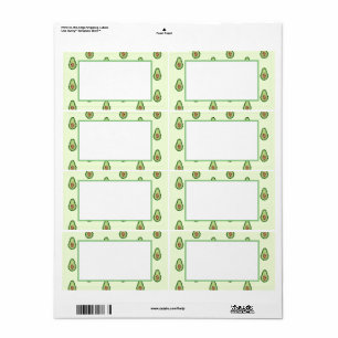 Etiqueta Aguacate en puntos