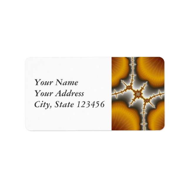 Etiqueta Aguas marinas (Frente)