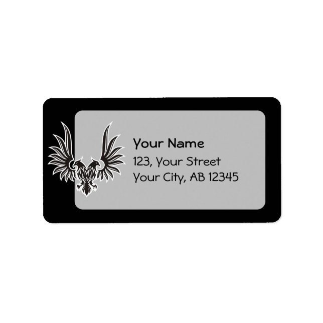 Etiqueta Águila con dos cabezas (Frente)