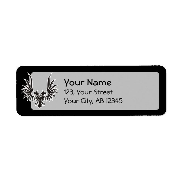 Etiqueta Águila con dos cabezas (Frente)