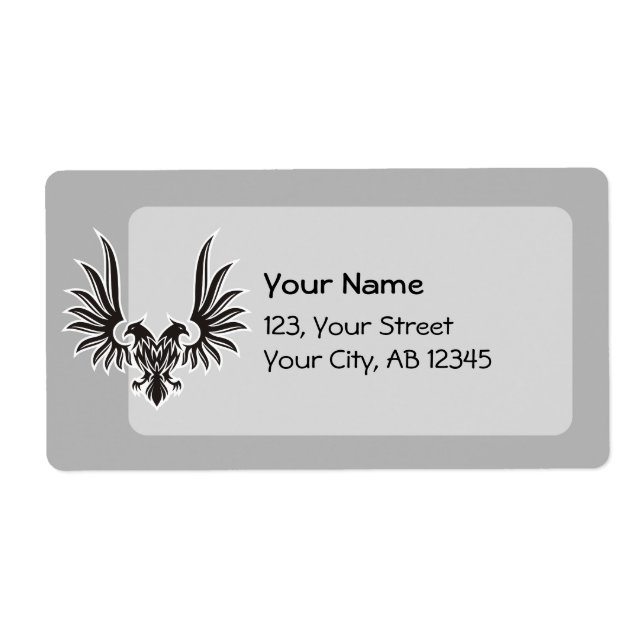 Etiqueta Águila con dos cabezas (Frente)